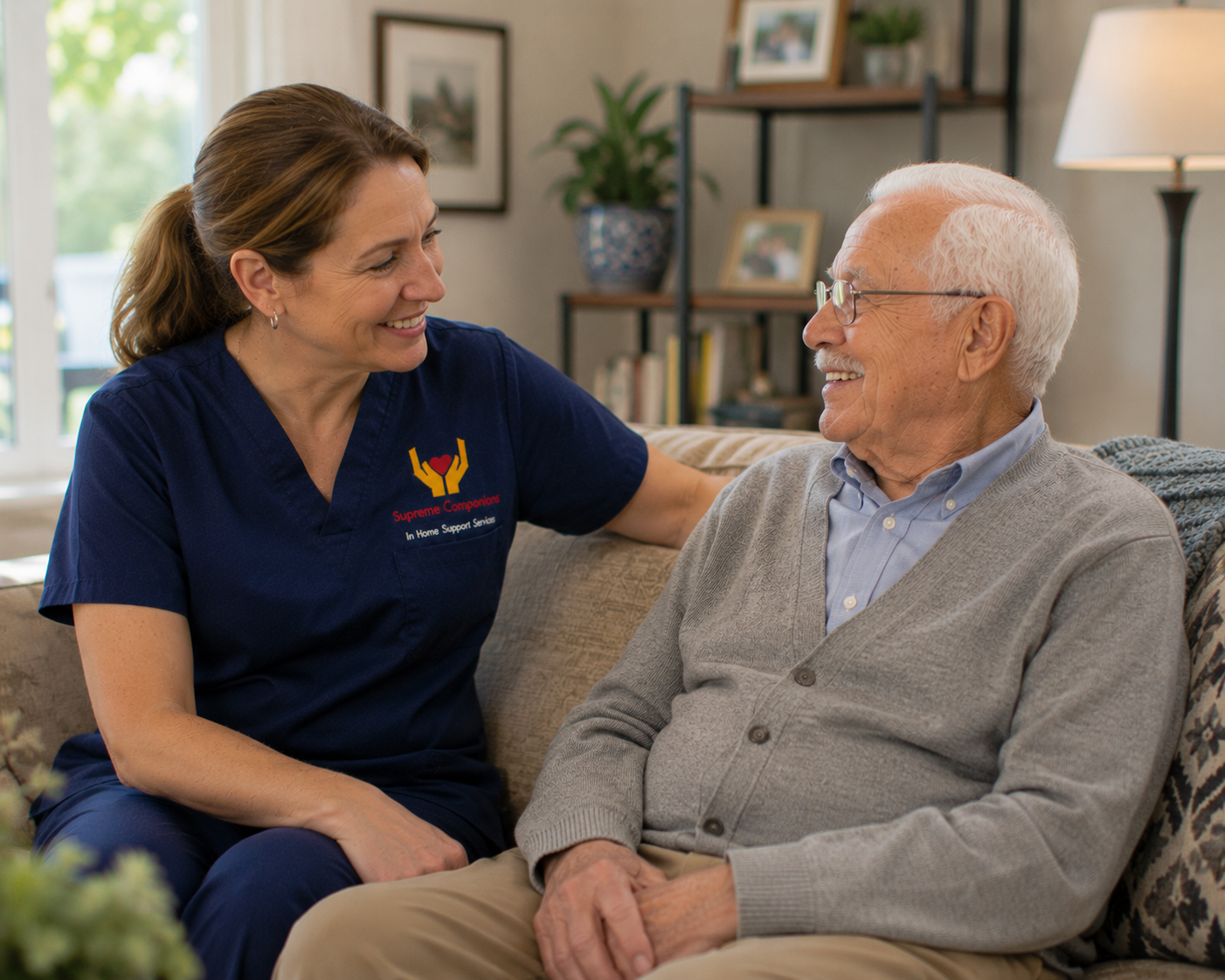personal care of a caregiver to an elder