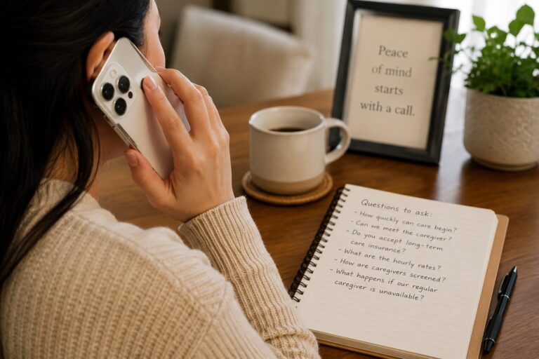 Thinking About Home Care? Here’s What to Expect When You Contact a Home Care Agency