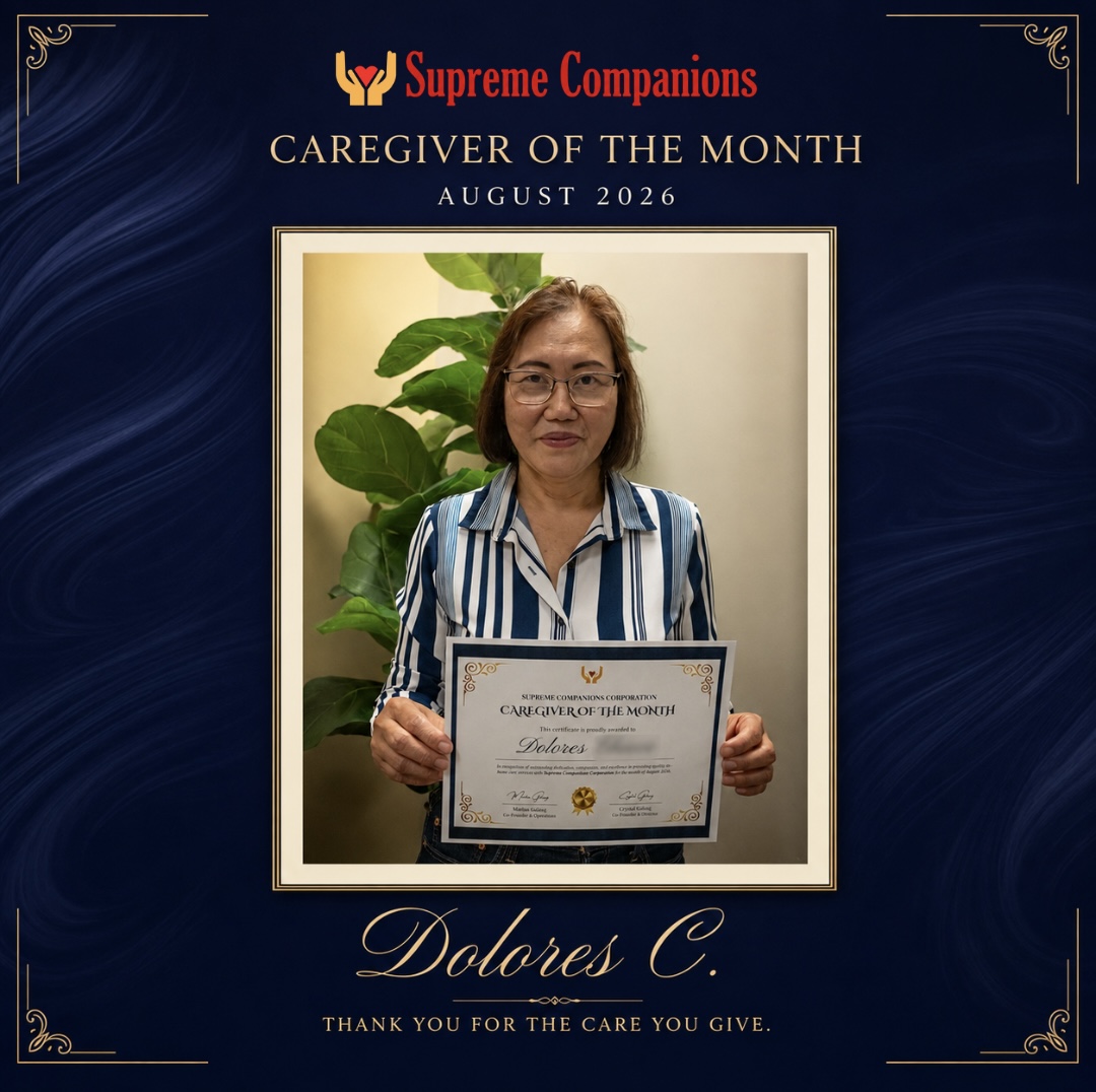 Caregiver of the Month – August 2026